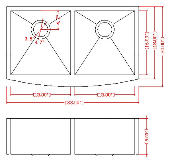 Apron Mount Stainless Steel Kitchen Sink Akdy Imports