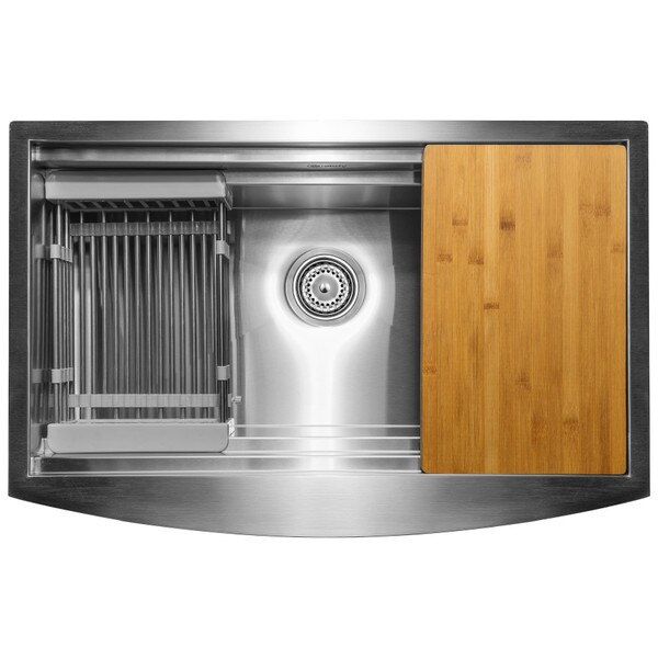 Apron mount Stainless Steel Kitchen Sink | AKDY Imports