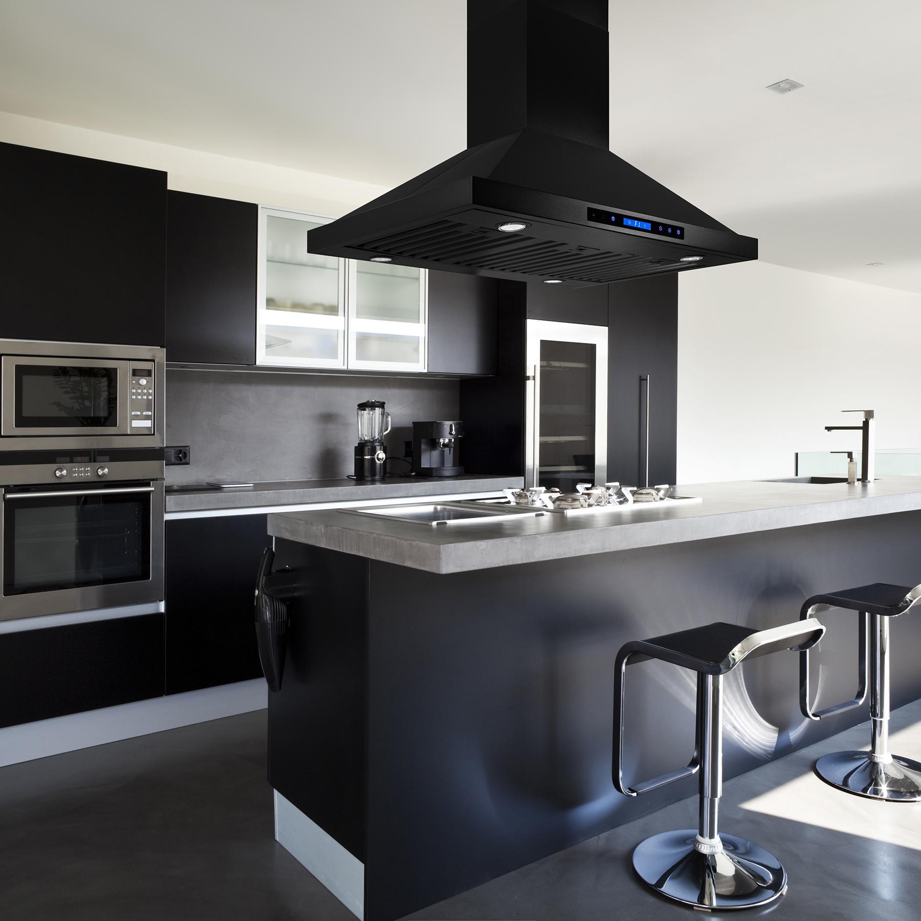 akdy 36 island mount range hood