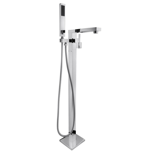 AKDY 34.85-in Chrome 2-Handle Residential Freestanding Bathtub Faucet with Hand Shower